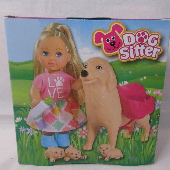 Evi Love Dog Sitter - Includes Doll Puppies Acc - Picture 2 of 3